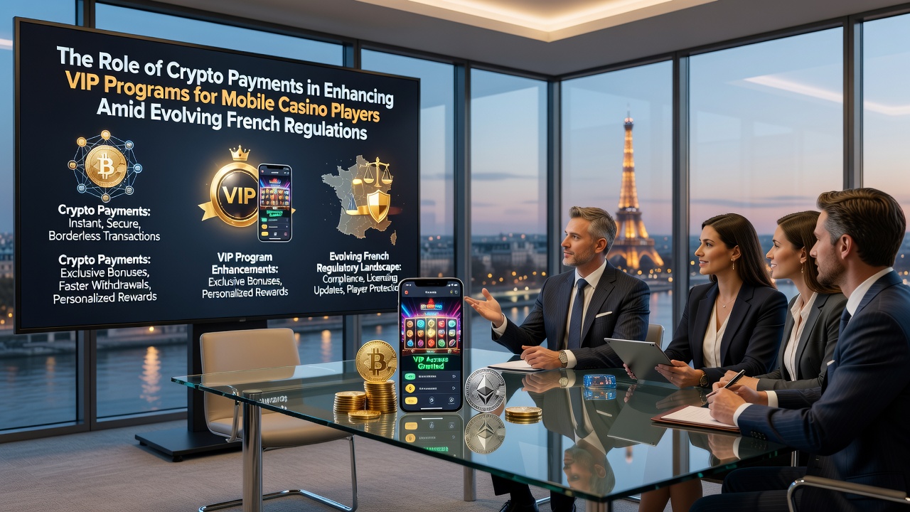 VIP rewards dashboard on a mobile device displaying crypto-backed bonuses and tier progression